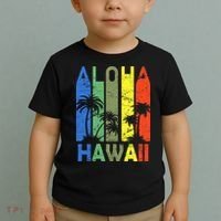 Retro Aloha Hawaii Logo Toddler T-Shirt thumb 2