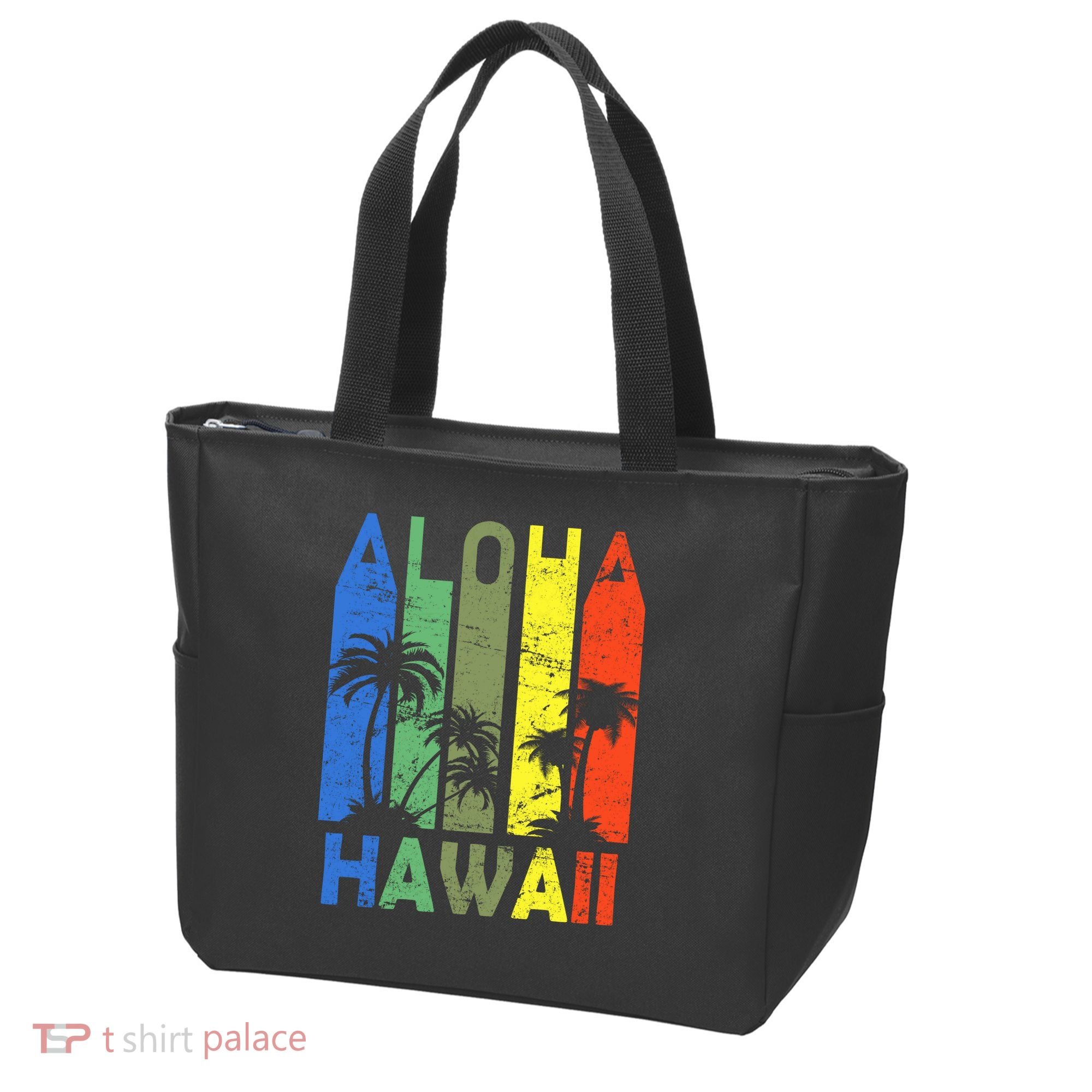 Retro Aloha Hawaii Logo Tote Bag