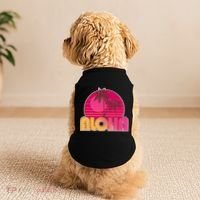 Retro Aloha Summer Fun Pink Logo Doggie Tank thumb 2