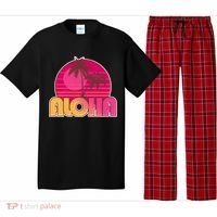 Retro Aloha Summer Fun Pink Logo Pajama Set thumb 0