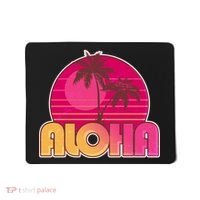 Retro Aloha Summer Fun Pink Logo Mousepad thumb 0