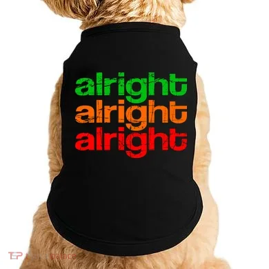 Retro Alright Logo Doggie Tank