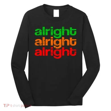 Retro Alright Logo Long Sleeve Shirt