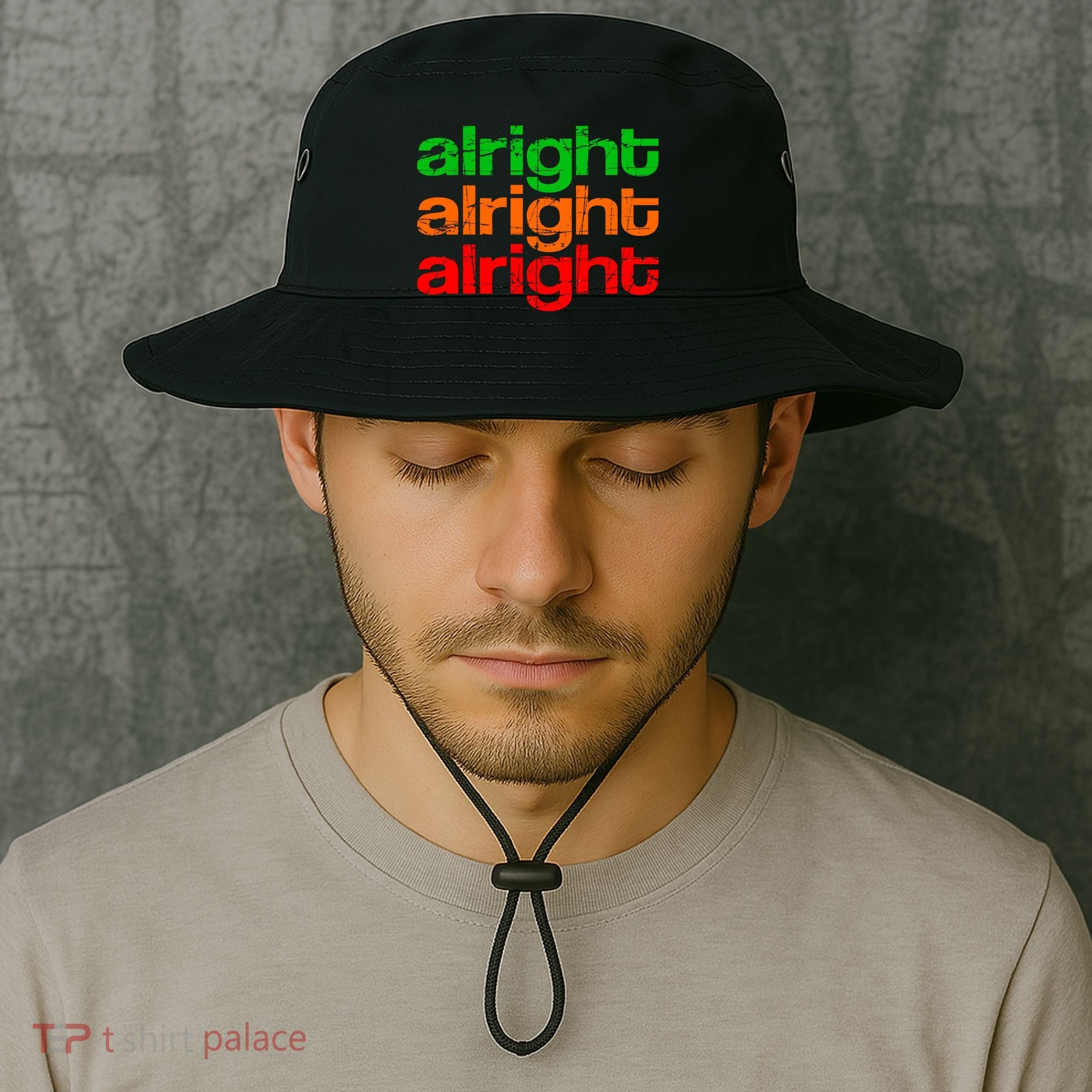 Retro Alright Logo Bucket Hat
