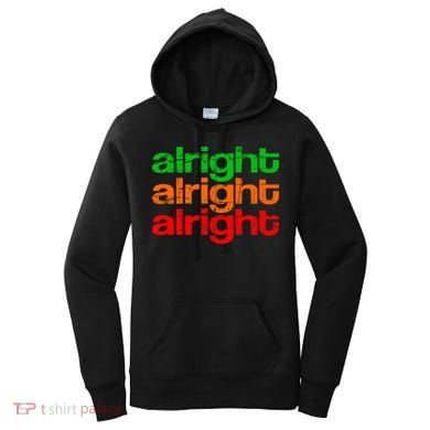 Retro Alright Logo Women's Hoodie