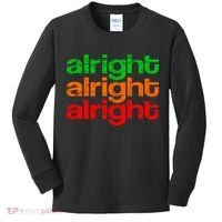 Retro Alright Logo Kids Long Sleeve Shirt thumb 0