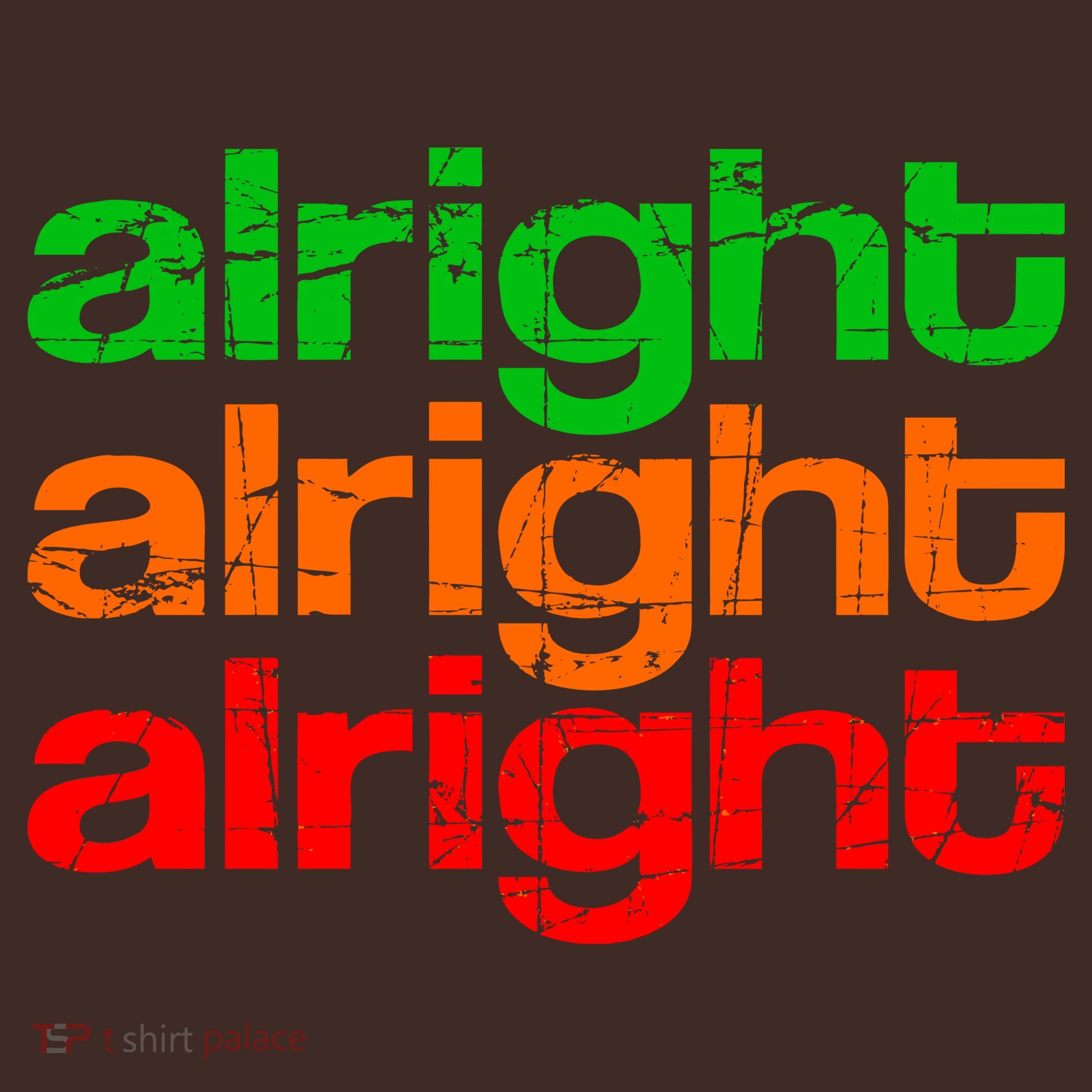 Retro Alright Logo T-Shirt