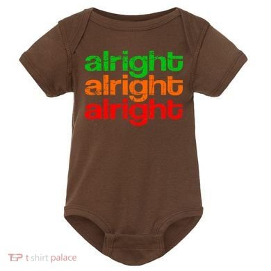 Retro Alright Logo Baby Bodysuit