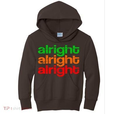Retro Alright Logo Kids Hoodie