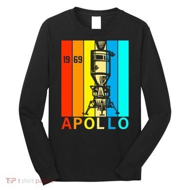 Retro Apollo 11 50th Anniversary 1969 Long Sleeve Shirt