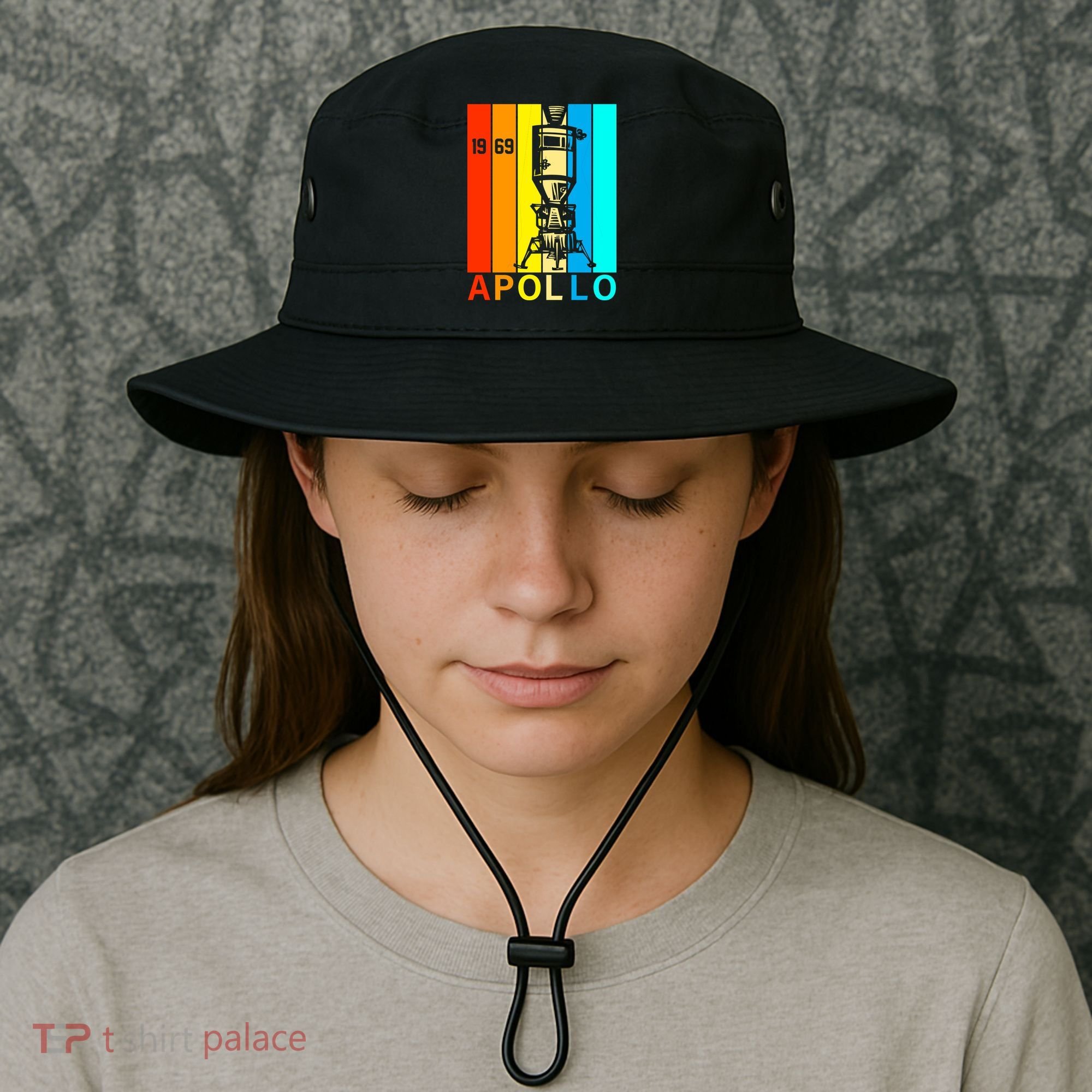 Retro Apollo 11 50th Anniversary 1969 Bucket Hat