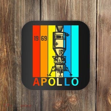 Retro Apollo 11 50th Anniversary 1969 Coaster