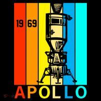 Retro Apollo 11 50th Anniversary 1969 Ornament thumb 1