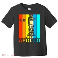 Retro Apollo 11 50th Anniversary 1969 Toddler T-Shirt thumb 0
