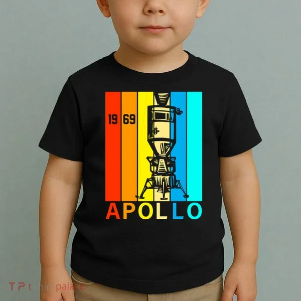 Retro Apollo 11 50th Anniversary 1969 Toddler T-Shirt
