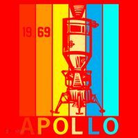 Retro Apollo 11 50th Anniversary 1969 Santa Hat thumb 1