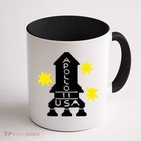 Retro Apollo 11 Spaceship Coffee Mug thumb 1