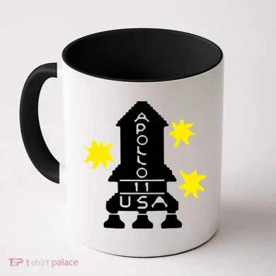 Retro Apollo 11 Spaceship Coffee Mug