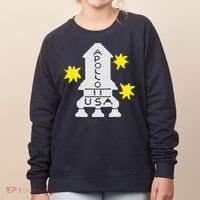 Retro Apollo 11 Spaceship Women's Sweatshirt thumb 0
