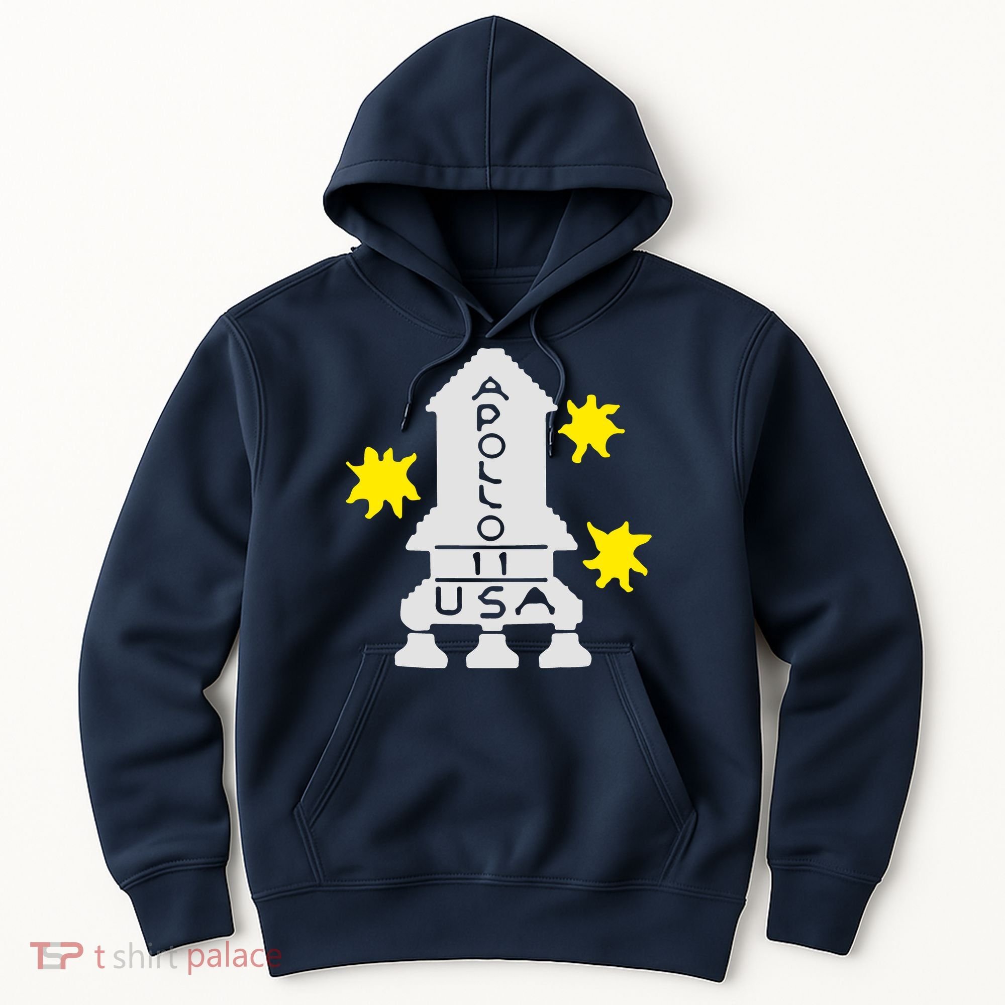 Retro Apollo 11 Spaceship Hoodie