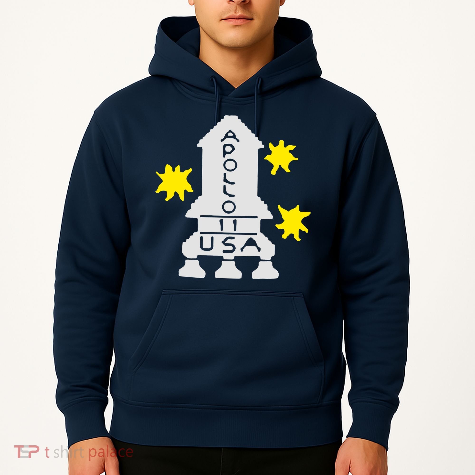Retro Apollo 11 Spaceship Hoodie
