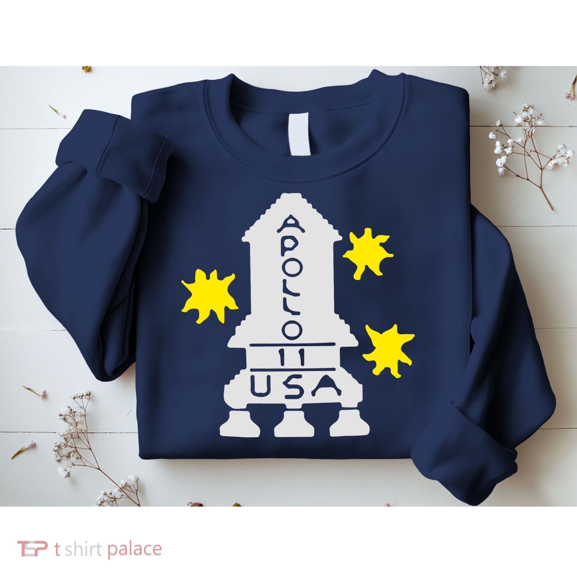 Retro Apollo 11 Spaceship Sweatshirt