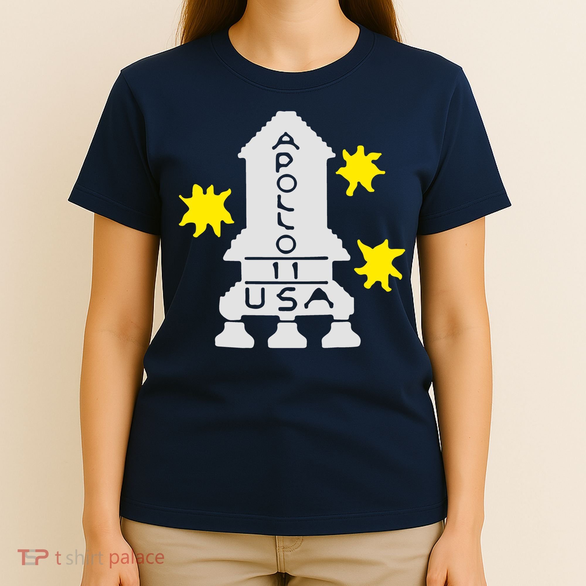 Retro Apollo 11 Spaceship T-Shirt