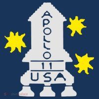 Retro Apollo 11 Spaceship T-Shirt thumb 7