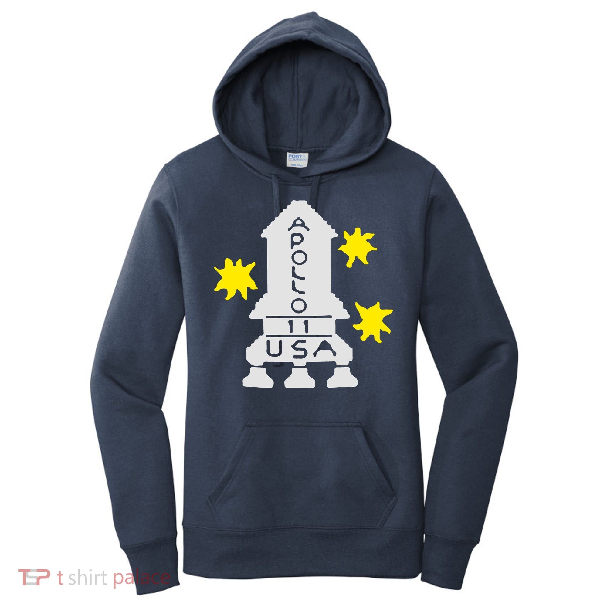 Retro Apollo 11 Spaceship Women's Hoodie