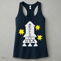 Retro Apollo 11 Spaceship Women's Tank Top thumb 3