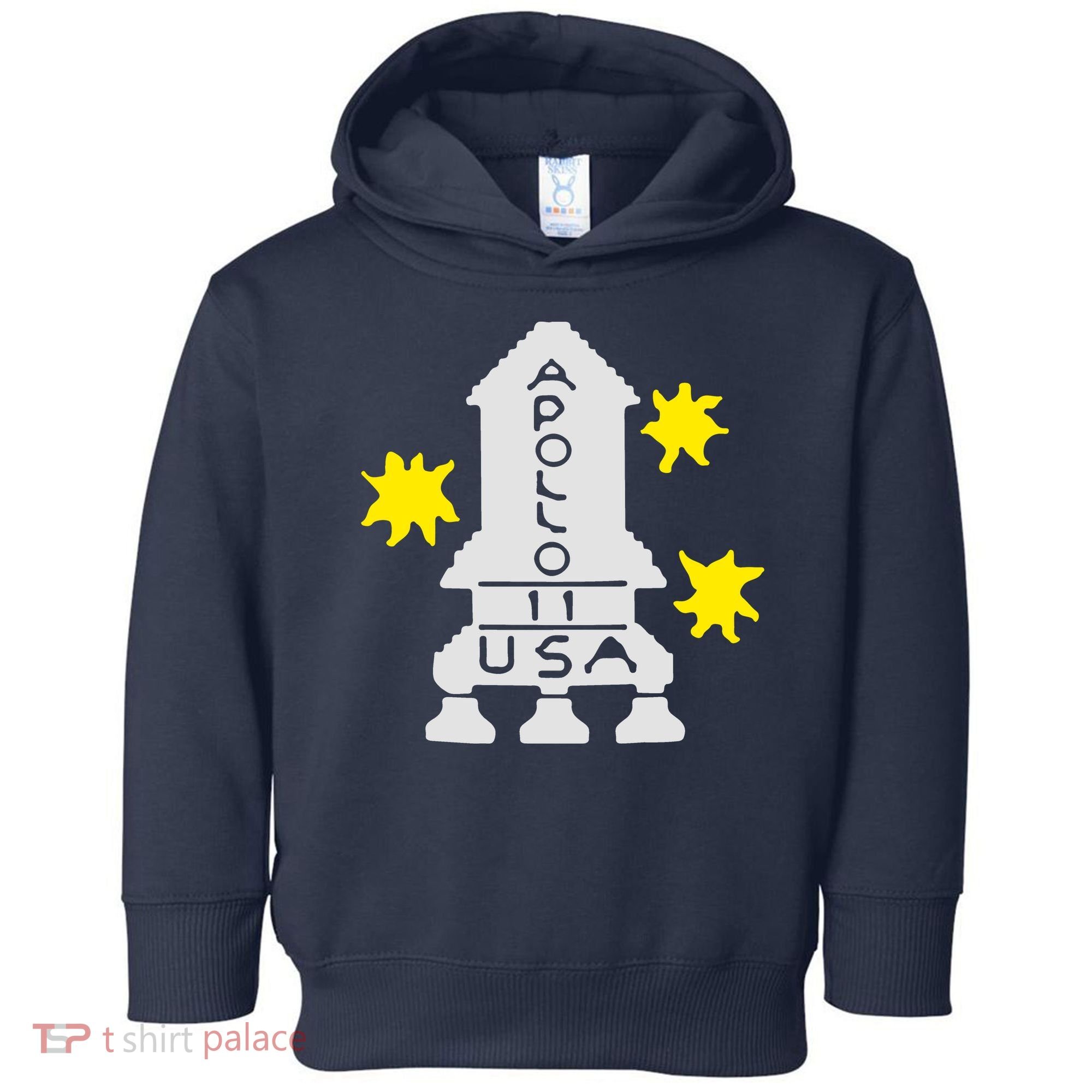 Retro Apollo 11 Spaceship Toddler Hoodie