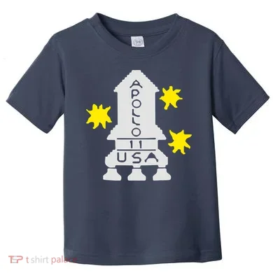 Retro Apollo 11 Spaceship Toddler T-Shirt