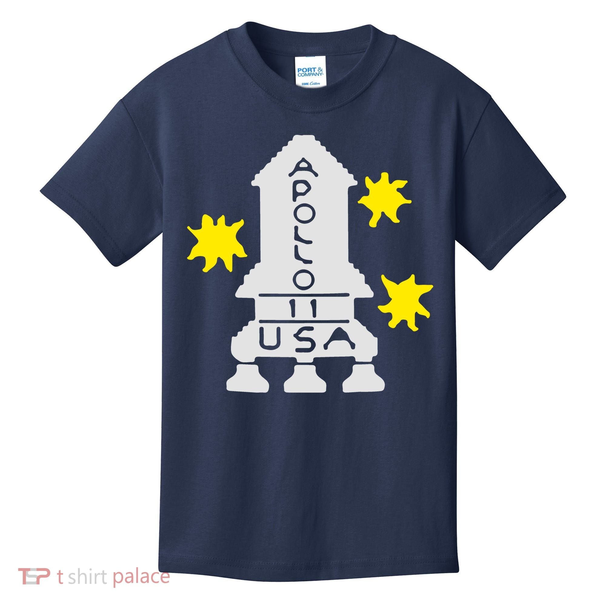 Retro Apollo 11 Spaceship Kids T-Shirt