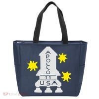 Retro Apollo 11 Spaceship Tote Bag thumb 0