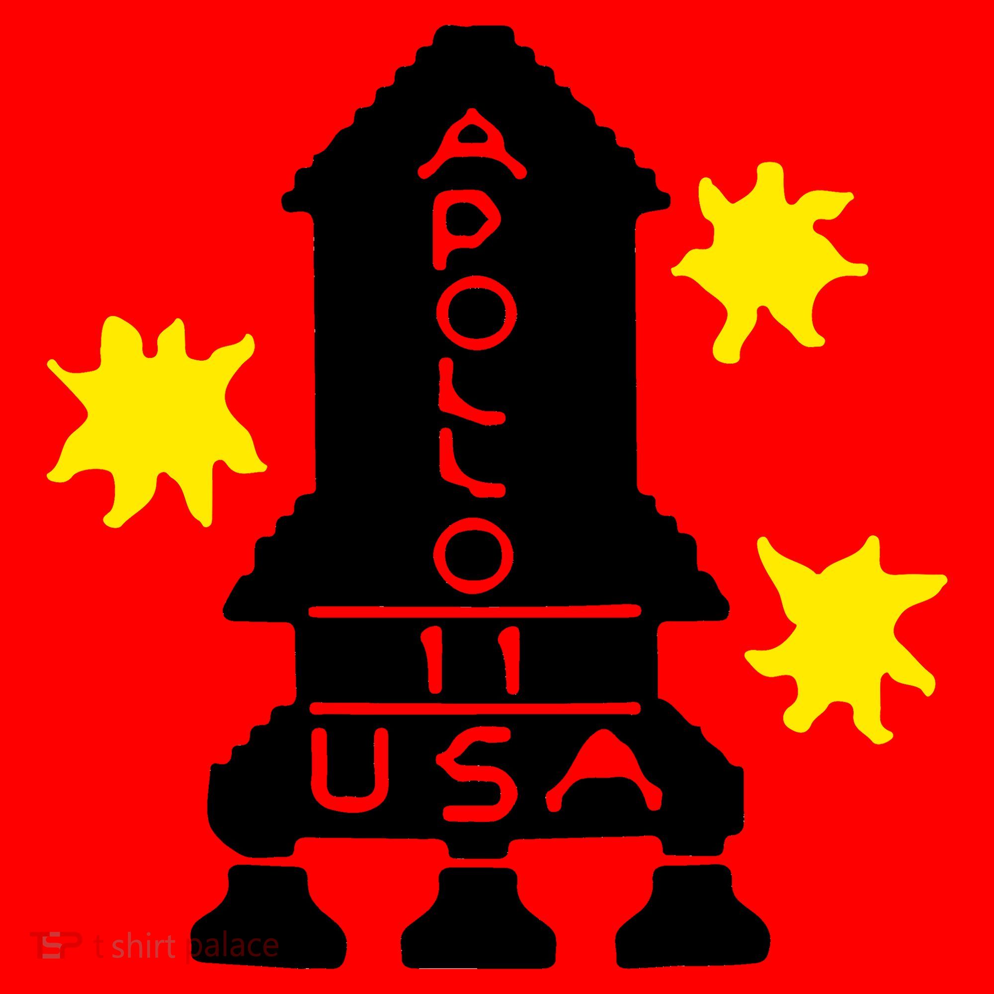 Retro Apollo 11 Spaceship Santa Hat