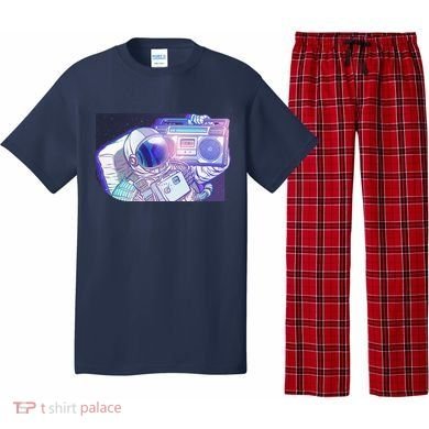 Retro Astronaut Galazy Boombox Pajama Set
