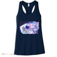 Retro Astronaut Galazy Boombox Women's Tank Top thumb 0