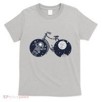 Retro Astronaut Space Bicycle T-Shirt thumb 0