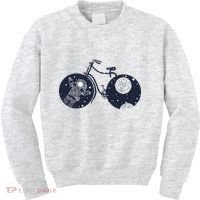 Retro Astronaut Space Bicycle Kids Sweatshirt thumb 0