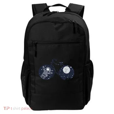 Retro Astronaut Space Bicycle Backpack