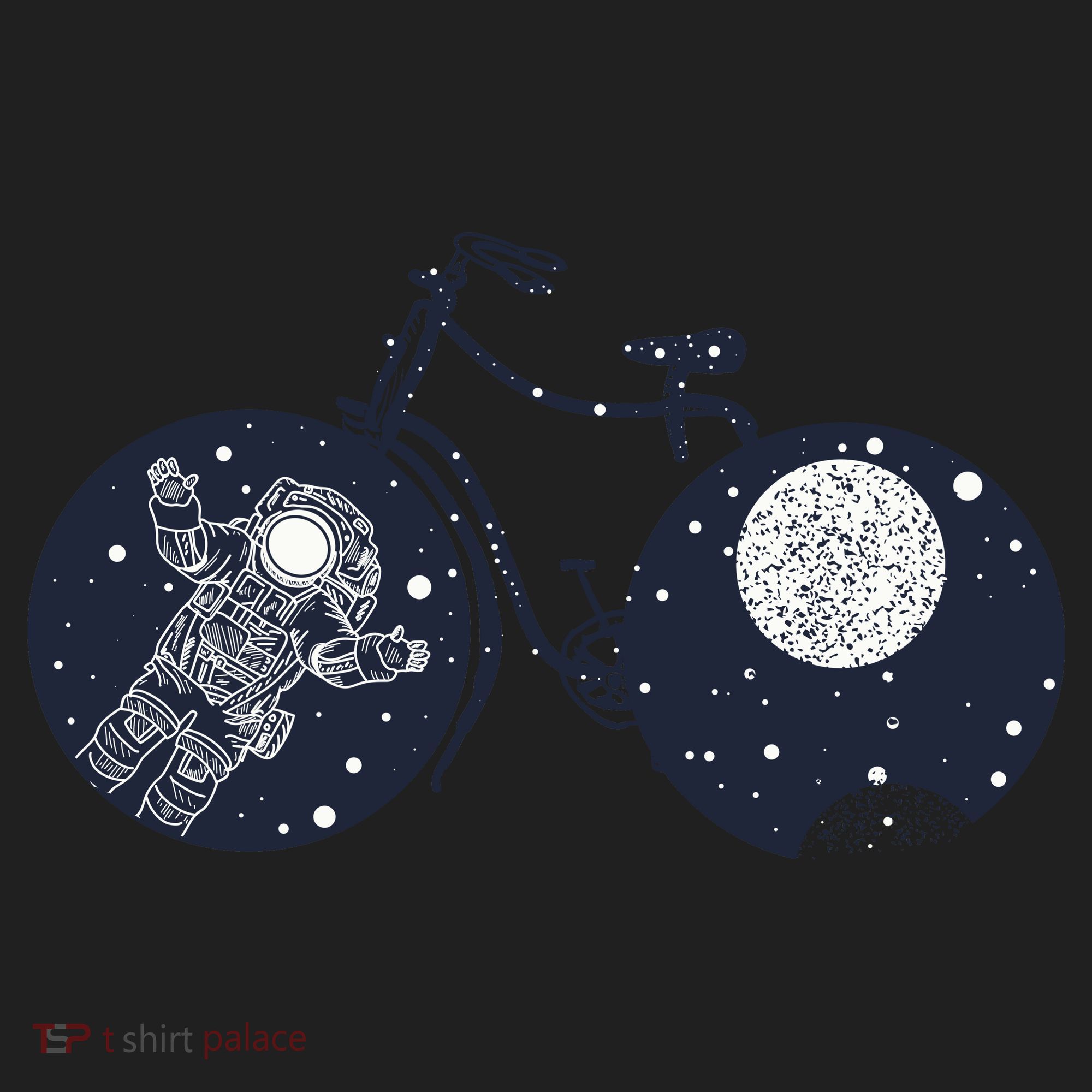 Retro Astronaut Space Bicycle Beanie