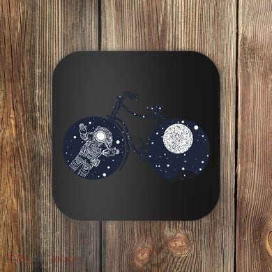 Retro Astronaut Space Bicycle Coaster