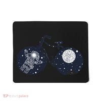 Retro Astronaut Space Bicycle Mousepad thumb 0