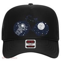 Retro Astronaut Space Bicycle Hat thumb 0