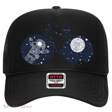 Retro Astronaut Space Bicycle Hat