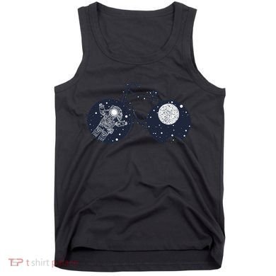 Retro Astronaut Space Bicycle Tank Top