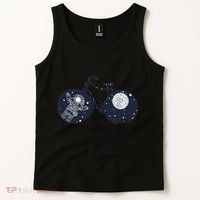 Retro Astronaut Space Bicycle Tank Top thumb 2