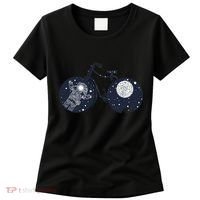 Retro Astronaut Space Bicycle Women's T-Shirt thumb 0