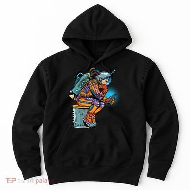 Retro Astronaut With Smartphone Hoodie