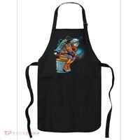 Retro Astronaut With Smartphone Apron thumb 0